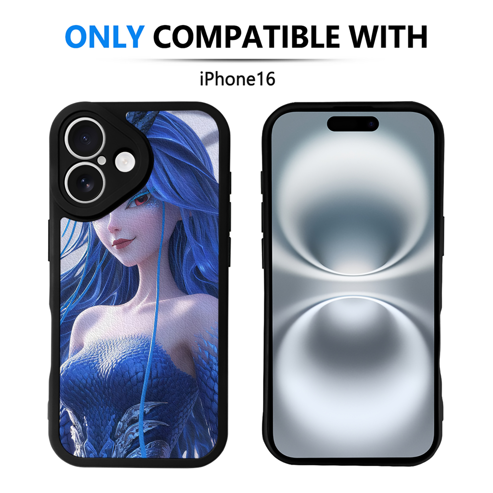 （画像用） Ne Zha 2 ナタ 魔童の大暴れ 【iPhone 16シリーズ対応】シリコンスマホケース（レザー調） 材質：シリコン